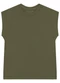Malwee - Blusa Ampla Canelada Verde Militar - variação: Verde Militar