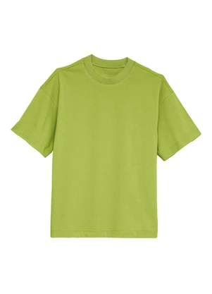 Enfim - Blusa Ampla em Malha Verde Limão - ENFIM