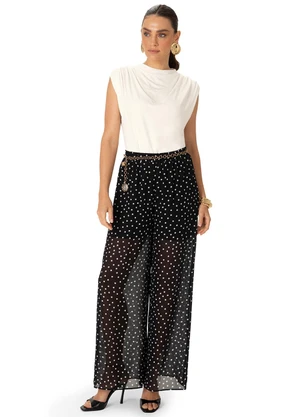Enfim - Blusa Ampla em Viscose Comfort Off White - ENFIM