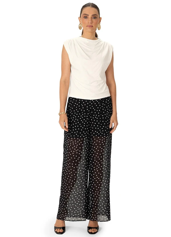 Enfim - Blusa Ampla em Viscose Comfort Off White 3