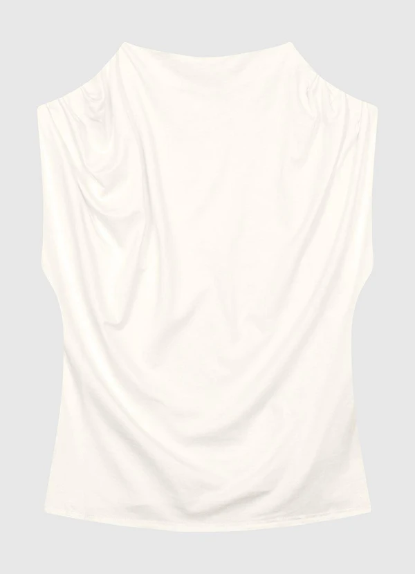 Enfim - Blusa Ampla em Viscose Comfort Off White 4