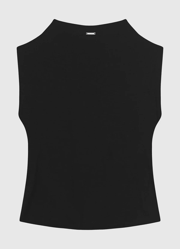 Enfim - Blusa Ampla em Viscose Comfort Preto 2