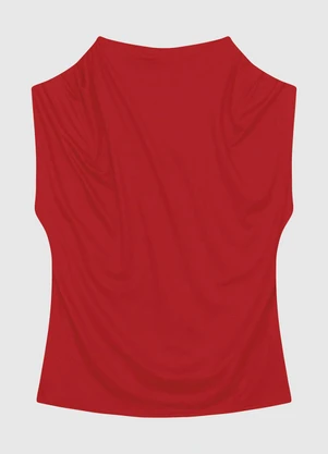 Enfim - Blusa Ampla em Viscose Comfort Vermelho - ENFIM