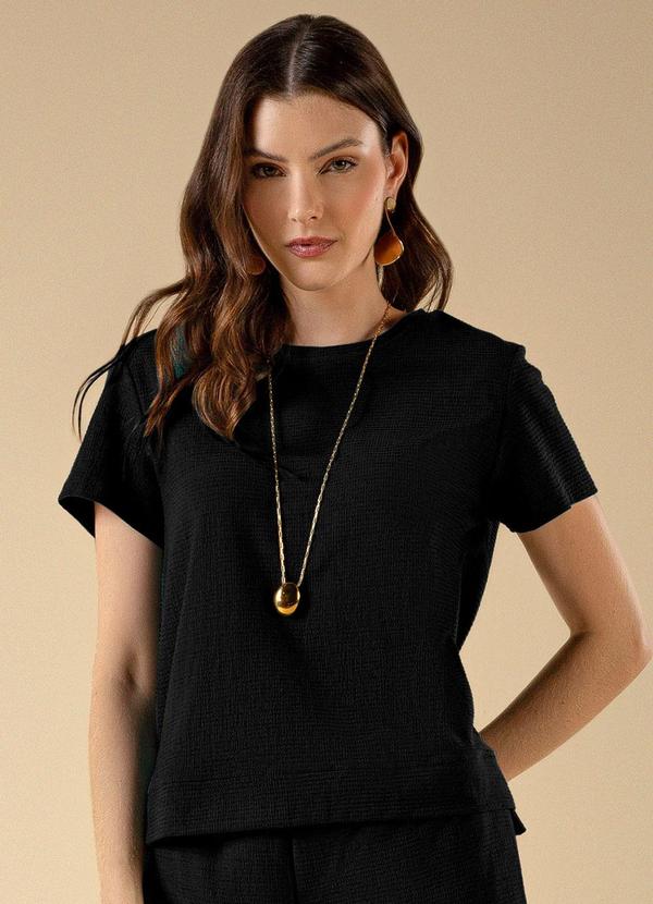 Use Modo - Blusa Ampla Mullet Preto 1