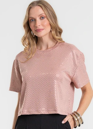 Rovitex - Blusa Ampla Rosa - ROVITEX