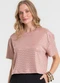 Rovitex - Blusa Ampla Preto - variação: Rosa