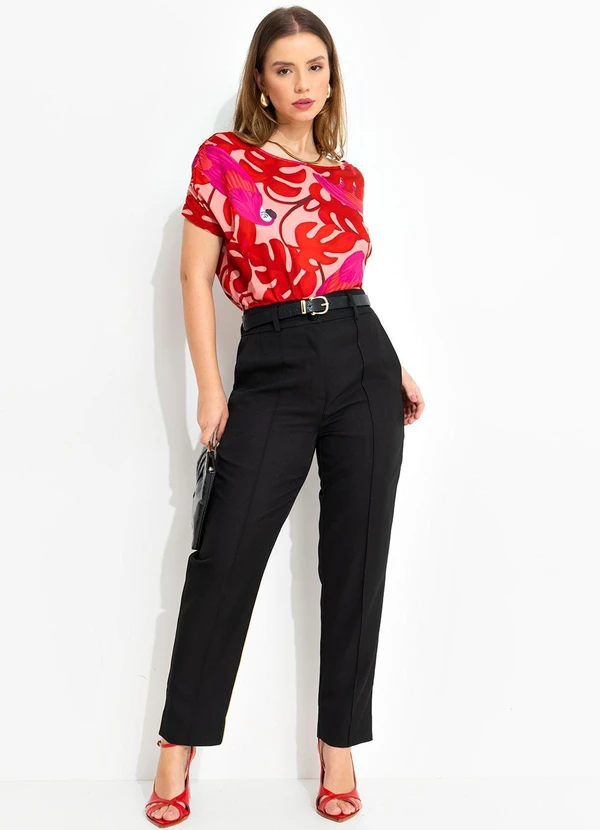 Quintess - Blusa Arara Color em Malha Fria 11