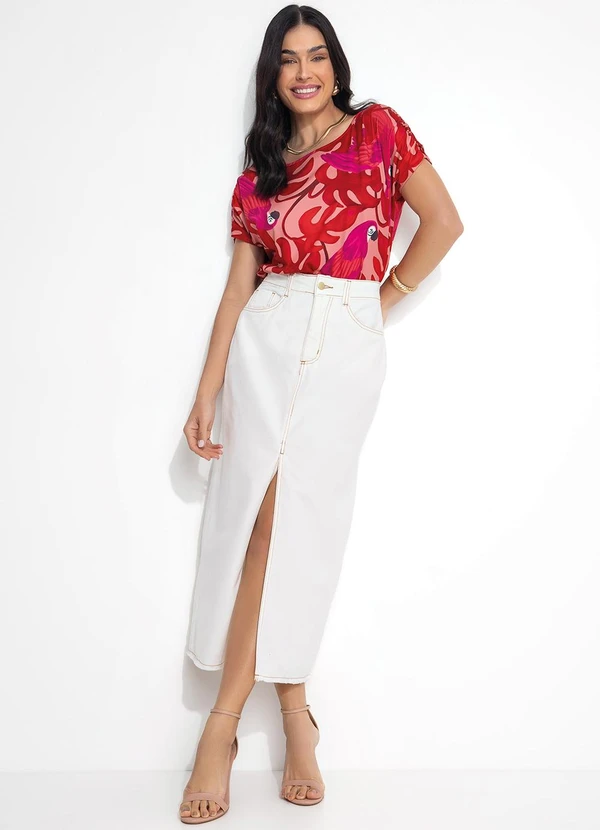 Quintess - Blusa Arara Color em Malha Fria 3