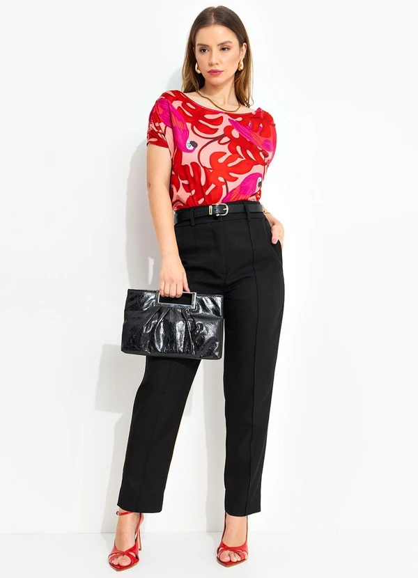 Quintess - Blusa Arara Color em Malha Fria 9