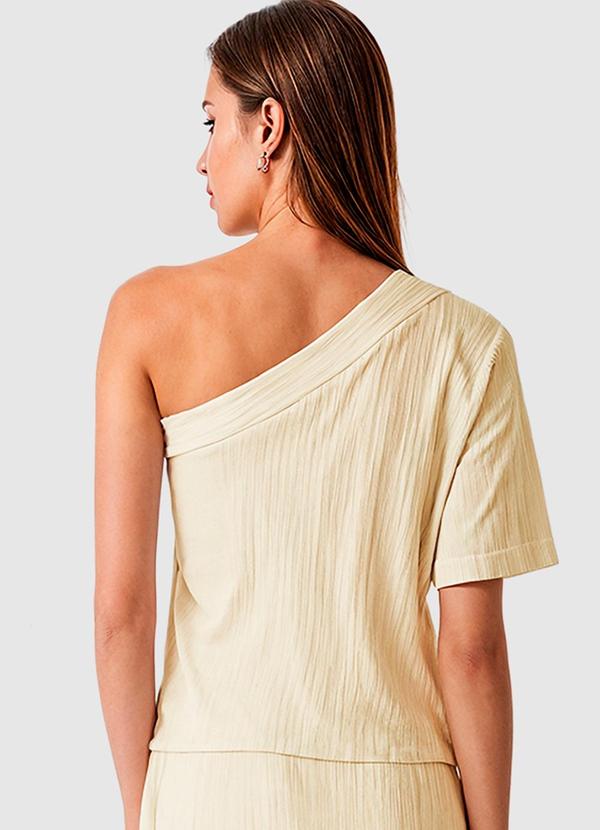 Malwee - Blusa Assimétrica em Malha Linho Off White 2