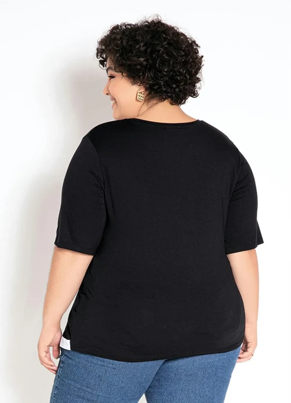 bonprix - Blusa Assimétrica Preta 4