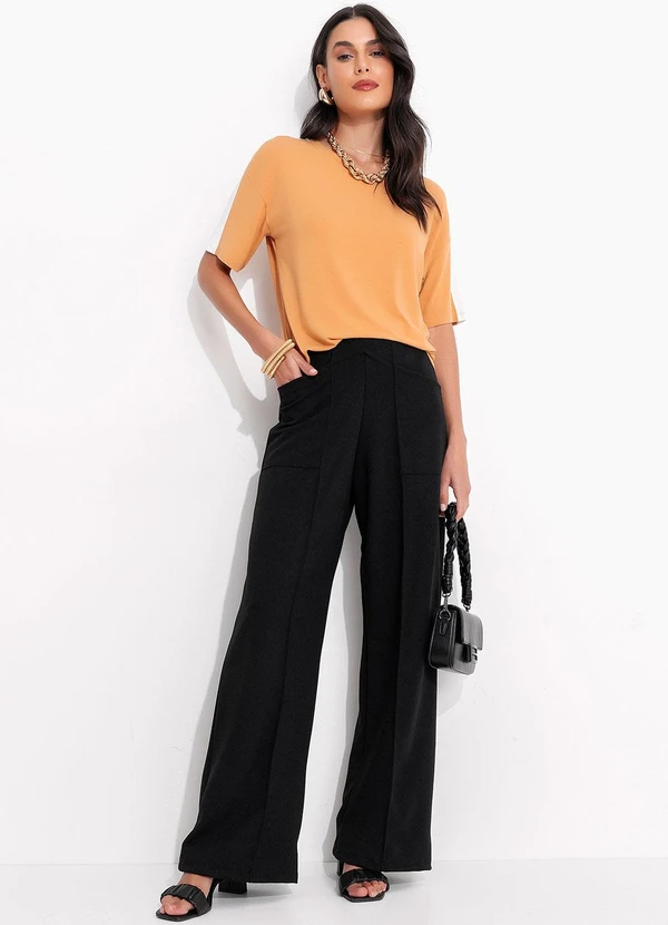 Quintess - Blusa Avelã em Malha de Viscose com Elastano 3