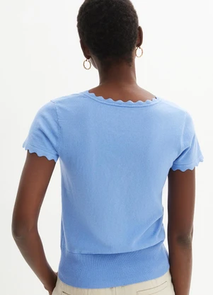 bonprix - Blusa Azul Bebê em Tricô - BONPRIX