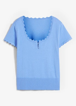bonprix - Blusa Azul Bebê em Tricô - BONPRIX