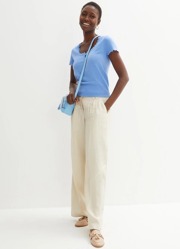 bonprix - Blusa Azul Bebê em Tricô 6