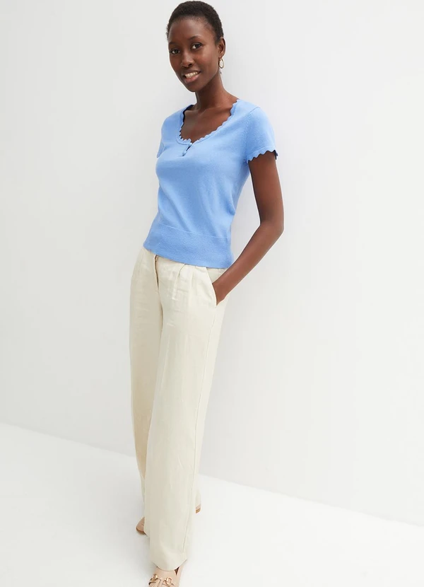 bonprix - Blusa Azul Bebê em Tricô 5