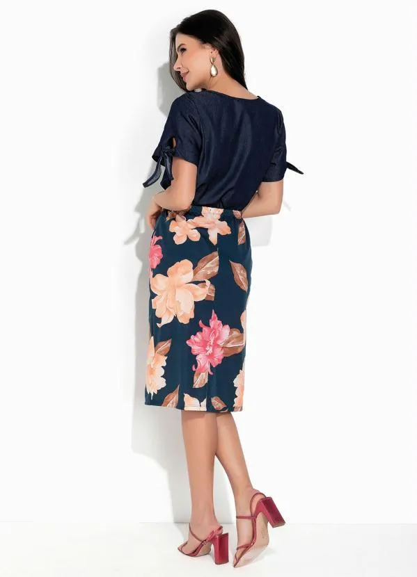 Rosalie - Blusa Azul com Gota 5