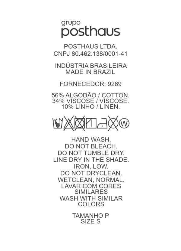 Quintess - Blusa Azul em Linho 6