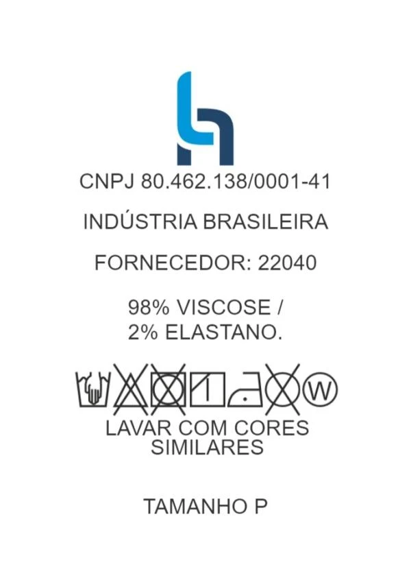 Bimini - Blusa Azul em Malha de Viscose 5