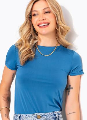 Blusa (Azul) em Malha Fria