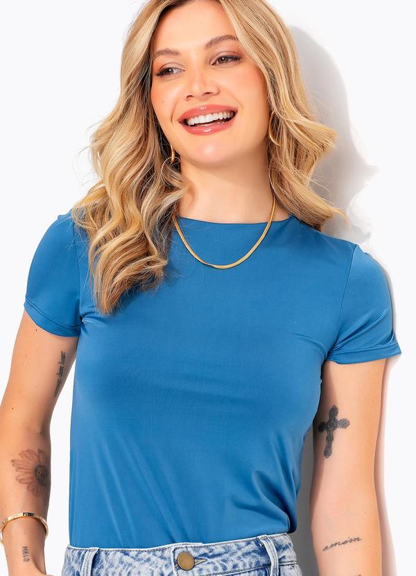 Blusa (Azul) em Malha Fria