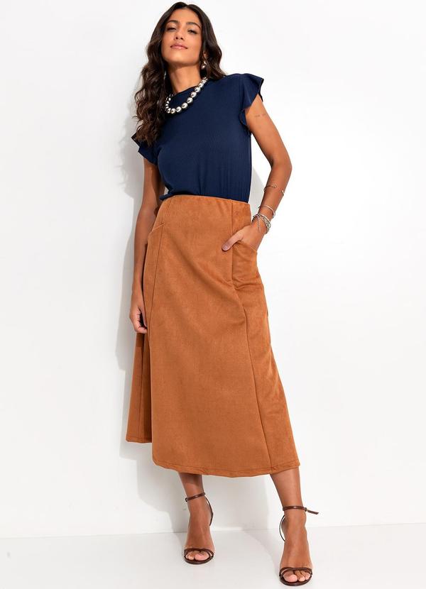 Quintess - Blusa Azul Marinho em Canelado 5