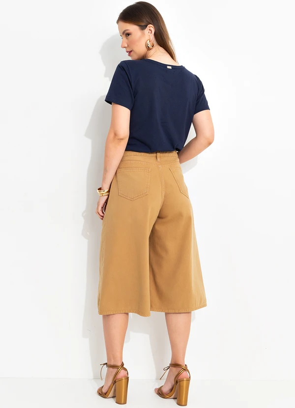 Quintess - Blusa Azul Marinho em Malha de Algodão 4