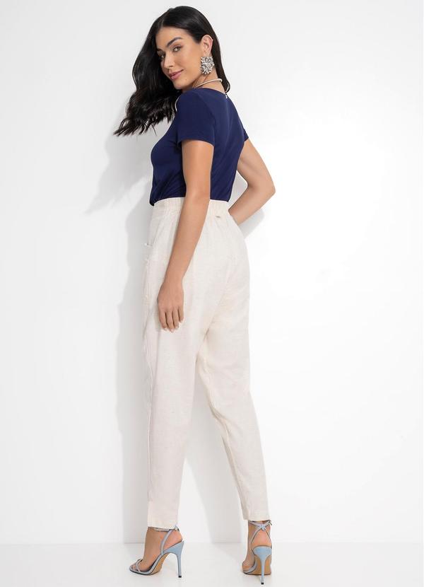 Quintess - Blusa Azul Marinho em Malha de Viscose 5