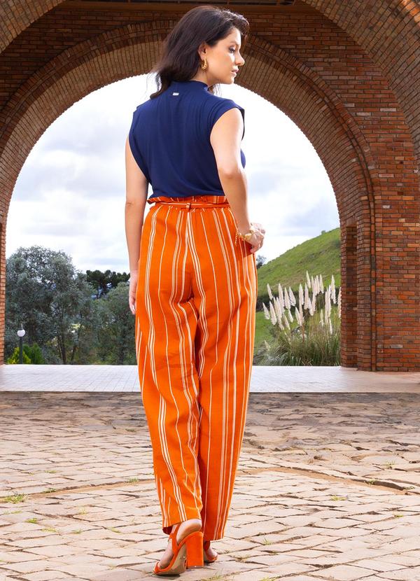 Quintess - Blusa Azul Marinho em Malha de Viscose 4