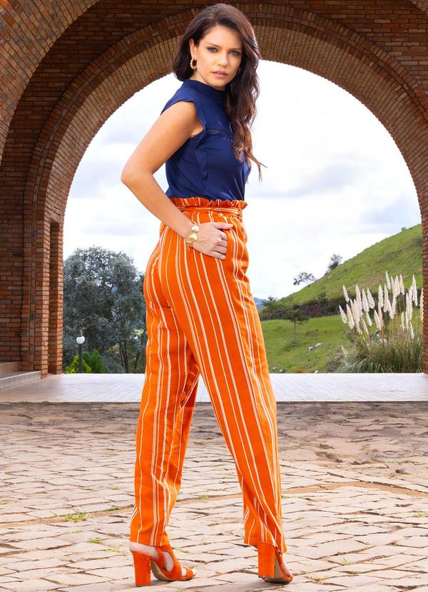 Quintess - Blusa Azul Marinho em Malha de Viscose 5