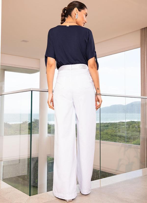 Quintess - Blusa Azul Marinho em Malha Fria 4