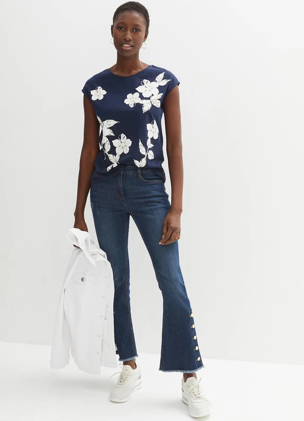 bonprix - Blusa Azul Marinho em Malha 3