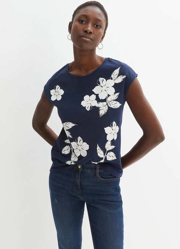 bonprix - Blusa Azul Marinho em Malha 4