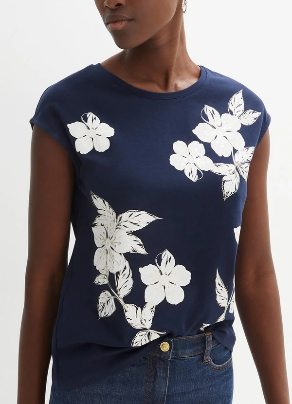 bonprix - Blusa Azul Marinho em Malha 6