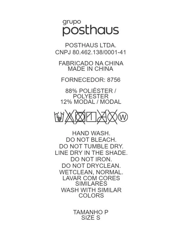 Quintess - Blusa Azul Marinho em Poliéster 8