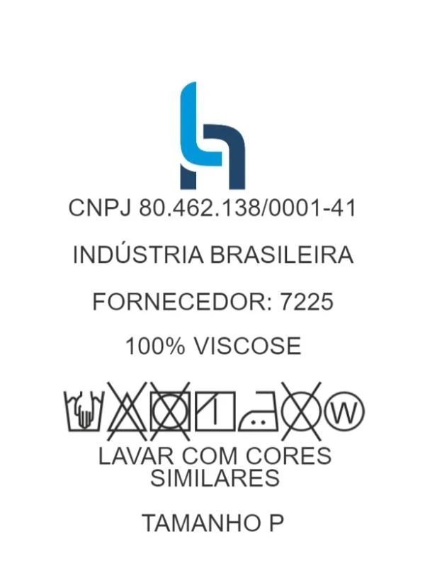 bonprix - Blusa Azul Marinho em Tecido Viscose Plana 6