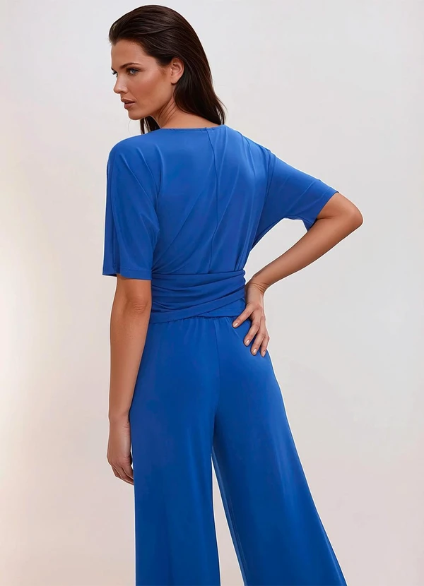 bonprix - Blusa Azul Royal em Malha de Viscose 4