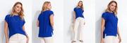 Blusa Azul Royal em Tricot
