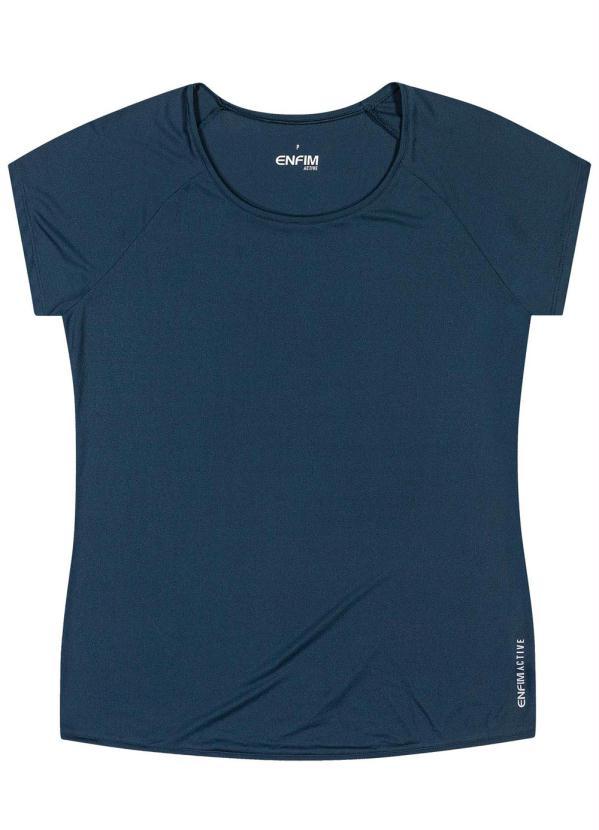 Enfim - Blusa Azul Turquesa Tradicional Dry