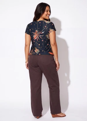 Quintess - Blusa Barrado Color Alongada - QUINTESS