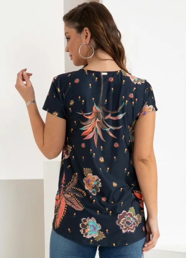 Quintess - Blusa Barrado Color Alongada 2