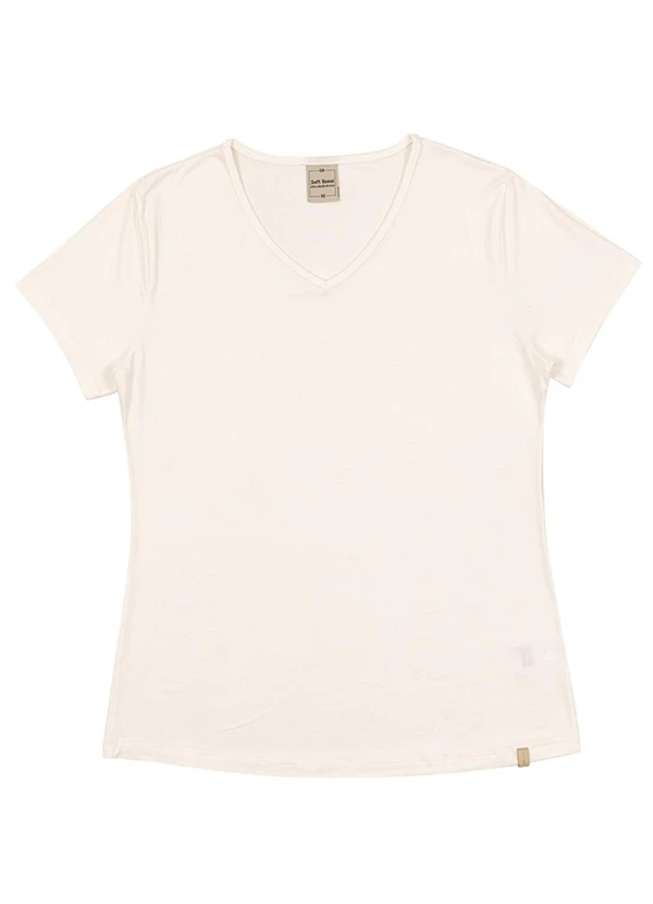Soft Bonni - Blusa Basica Adulto Feminino Branco