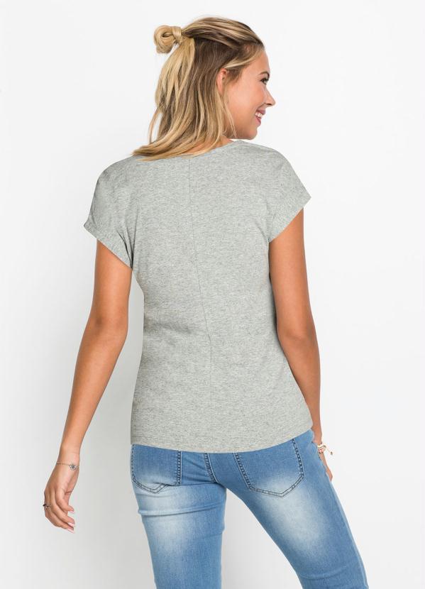bonprix - Blusa Básica Estampada Mescla 2