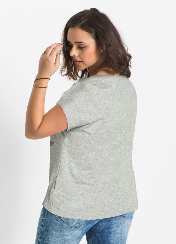 bonprix - Blusa Básica Estampada Mescla 5