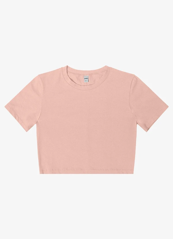 Rovitex - Blusa Básica Feminina Cotton Leve Rosa