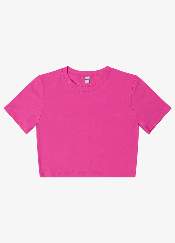 Rovitex - Blusa Básica Feminina Cotton Leve Rosa