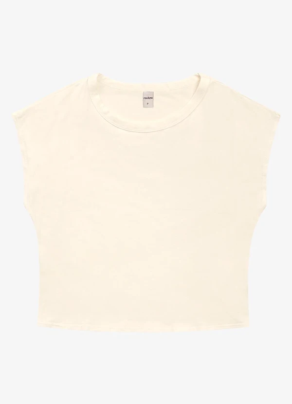 Rovitex - Blusa Básica Feminina Viscotorcion Bege 3