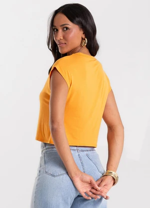 Rovitex - Blusa Básica Feminina Viscotorcion Marrom - ROVITEX