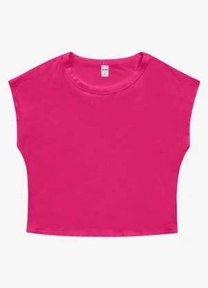Rovitex - Blusa Básica Feminina Viscotorcion Rosa - ROVITEX