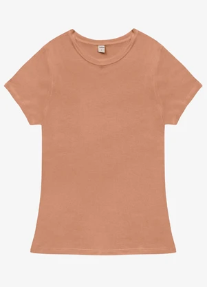 Rovitex - Blusa Básica Visco Tricot Marrom - ROVITEX